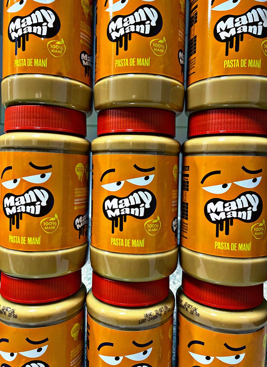 Pasta de Maní Natural 500g - MANY MANI